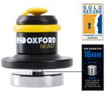 Oxford Beast Disc Lock Motorcycle Brake Disc Lock LK121 Sold Secure Diamond 16mm
