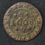 1668 Somerset W.326 Yeovil, Borough Issue, Halfpenny Token, N.4175