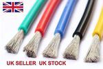 Flexible Soft Silicone Wire Cable 4 AWG to 22 AWG Many Colours UK Stock & Seller