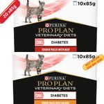 PURINA PRO PLAN Veterinary Diet Diabetes Management Chicken & Beef 20x85g