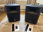2 x ElectroVoice SxA360 Loudspeakers plus 2x Speaker Stands, Covers & Cables