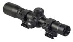 PAO 2x20 Air Pistol Scope Duplex Reticle Long Eye Relief + 9-11mm Mount rings