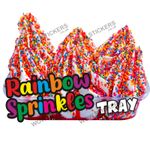 ice cream van sticker Rainbow Sprinkles whippy Tray trailer decal (choose size)