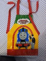 Vintage 1990s Shreds Brit allcroft Thomas The Tank Engine train childs Apron