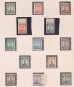 F277-21) 1937 South Rhodesia part set of 13stamps KGVI 1/2d to 5/- MH &MNG (NT80