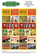 Advertising Hoardings Advert Packs - (Adverts Only) - Suit Hornby Dublo