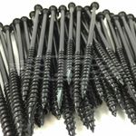 Black Hex Head Landscape Sleeper Screws Fixings / Timberfast,Timberfix