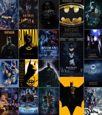 Large A0 A1 A2 A3 A4 A5 Batman 1989 Returns 1992  Wall Art Poster 19 Variations