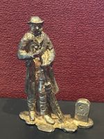 HM Silver Cries of London Menu Holder Crossing Sweeper  T C Jarvis London 1970's