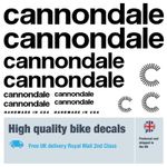 Cannondale new "C" mast bike decal,  free bike protection (28 pack) - 20 colours