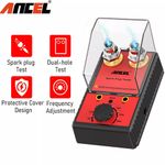ANCEL Car Spark Plug Tester Dual Hole Petrol Ignition Analyzer Diagnostic Tool