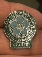 1975 ACU BENEVOLENT FUND ISLE OF MAN TT BADGE - IoM MANX T.T.  Motorcycle RACES
