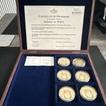 Windsor Mint Heroes of WWII Medallion Collection Set COA Cert No. Z 00543