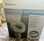 Savanah Raised Toilet Seat with Lid - 6 Inch