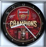 ARSENAL CHAMPIONS 2025-2026 QUARTZ WALL CLOCK