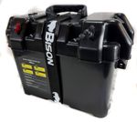 BISON BATTERY BOX CARRIER 5X USB PLUS 12V OUTPUTS BREAKERS DELUXE  V2