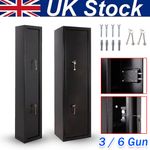 6 Gun Cabinet Safe Lockable Rifle Firearm BS7558/92 Police Approved Heavy Duty