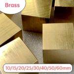 H59 Brass Cube Bolck Solid Square DIY Raw Material 10/15/20/25/30/40/50/60mm