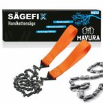 Sägefix Hand Chain Saw Handsaw Saw Rope Rope Saw EXTREMELY SHARP (Including Bag)