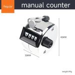 1x Mechanical Hand Tally Counter 4 Digit Manual Clicker Number Counter Tool UK