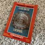 1974 Leeds United v Liverpool Charity Shield Programme