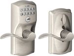 SCHLAGE FE595 V CAM 619 ACC Camelot Keypad Entry and Flex Lock & Accent Lever