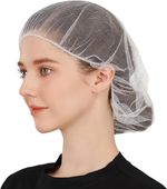 Case of 1200 Disposable 24" Honeycomb Hair Net Nylon For Food Service
