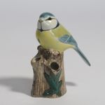 QUAIL CERAMICS BLUE TIT BUD VASE NEW WITH BOX