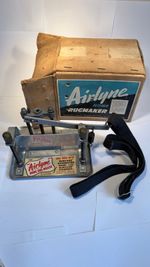 Vintage 1950s Airlyne Home Rug Maker With Original Box And Manuals Ap1