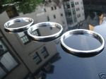 MG ROVER 200 45 MG MGF MGTF TF HEATER RINGS ALLOY ALUMINIUM SET