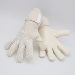 Professional Goalkeeper Gloves GKSaver Bravo Whiteout Argo Neg Cut Size 6 to 11