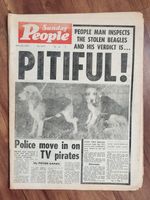 Newspapers 1975 Jan - Sep back issues 50th Birthday Gift Tabloid and Broadsheets