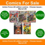 Action Force UK edition comics - Choose issues - Marvel UK