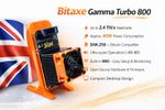 Bitaxe Gamma Turbo (GT) 800 Miner – Orange – 2.4 TH/s Ultra-Quiet - UK Stock