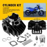 60cc Big Bore Cylinder Barrel Kit For Yamaha PW50 PY QT50 Piston,head and gasket