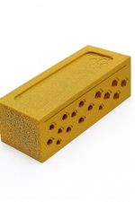Bricks 4 Bees YELLOW  Support Wildlife With These Bees Bricks Masonry BeeHotel