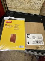 8x STAPLES A4 Portrait Wall Sign Holder Wall Mounted