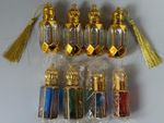 Empty Glass Bottles with GLASS STICKS or Roll on 3ml 6ml 12ml Attar Perfume Oil