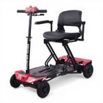 Auto Folding Electric Mobility Scooter Remote Control Powerful Lithium Battery