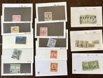 COLOMBIA OVERPRINT LOT USED STAMPS IN GLASSINES REVERSION SOBRESATA REVENUES #6