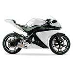 Yamaha YZF-R 125 2014-2018 - Full Fairing Kit (21 panel)White/Black