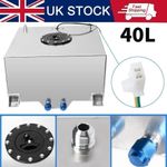 Fuel Cell 40L Litre 10 Gallon Aluminum Fuel Tank + Sender & Internal Foam Layer