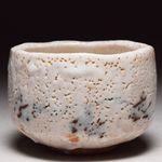 Traditional Shino Ware Japanese Matcha Bowl Chawan w/Box W5inch Japanese