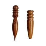 Leather Edge Burnisher Crafts Polished Round Leather Craft Slicker for Projects