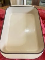 Blue Le Creuset Enameled Cast Iron Roasting Pan