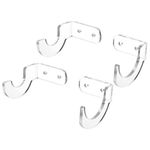 Wall Mounted Baseball Bat Holder Set 2pcs for a Chic Horizontal Display