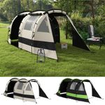 4-5 Person Camping Tent, Blackout Tent with Bedroom and Living Room