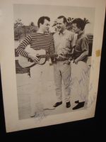 CRICKETS, post Buddy Holly, 1960s programme page hand-signed by three with COA