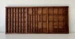 Vintage Letterpress Wooden Printers Tray Curios Display Restored 