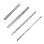 Double Side Metal Ruler Stainless Steel- 40"/36"/24"/12"/ 8"/6" Small/Large